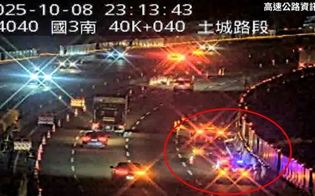 深夜不平靜！　國1火燒車、國3追撞翻覆