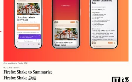 火狐 Firefox 浏览器“摇一摇总结全文”功能入选《时代》2025 年度发明“特别提及”