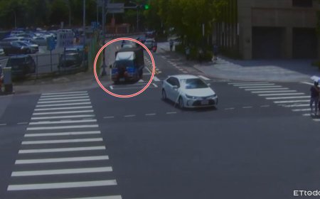 新北猴「站貨車車頭」燦笑玩命！離譜畫面曝光　警要開罰了