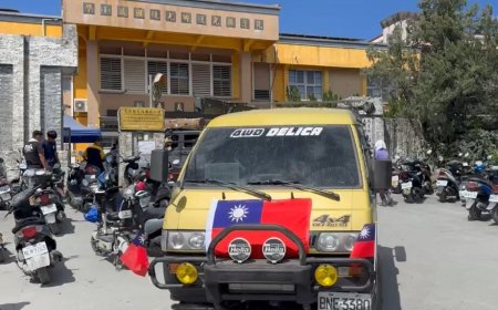 國慶日光復不缺席！志工車隊播國歌　繞行市區喊：大家都是超人