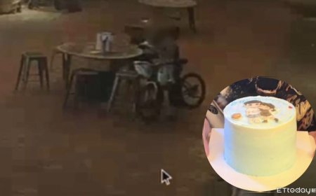 壽星哭哭！20歲客製蛋糕剩奶油渣　他肚子餓「整盤端走」吃了