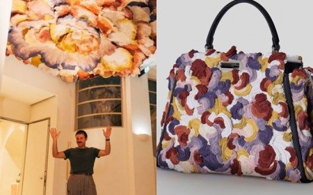 FENDI這顆Peekaboo驚艷全場　靠彩色水泥雕出溫柔奢華　