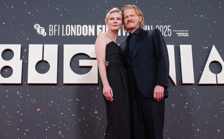 Kirsten Dunst and Jesse Plemons Are the It Couple at ‘Bugonia’ Premiere