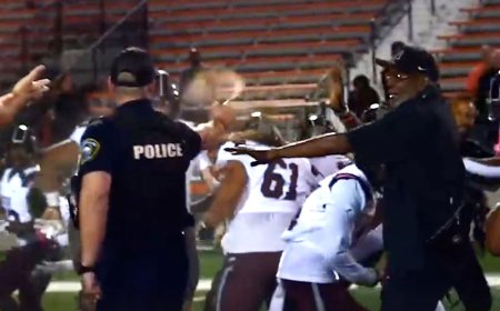 High school football team travels 500 miles only to get pepper sprayed by police after loss