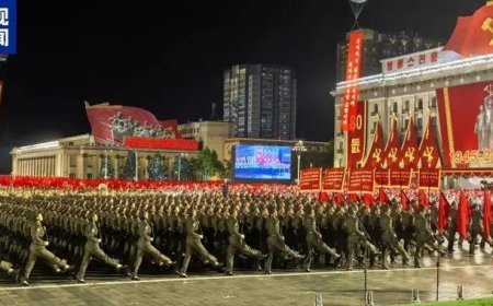 朝鲜阅兵式，现场视频来了