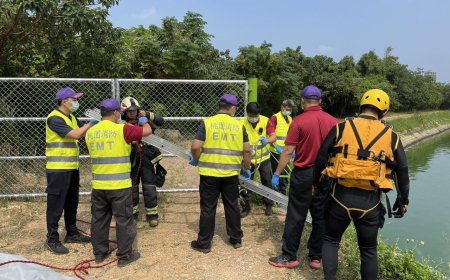 快訊／桃園莊敬大池驚傳民眾落水　男被拉上岸已死亡　