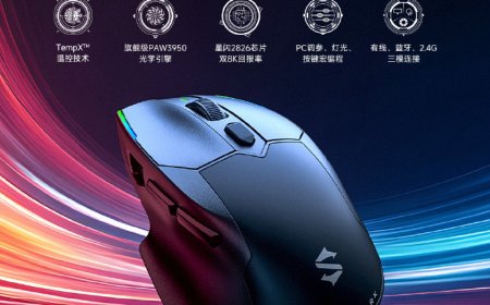 黑鲨全球首发冷暖鼠标：升温可达 20°C、支持星闪，439 元起