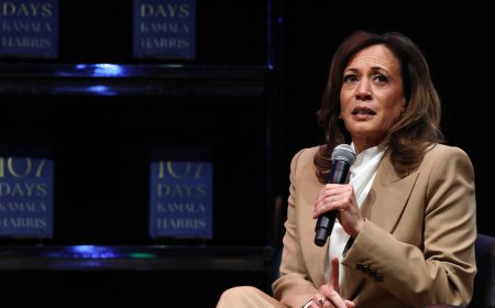 Protesters interrupt Kamala Harris’ Chicago book tour event, forcing multiple removals