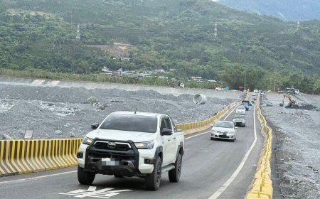 馬太鞍溪便道中午起放寬車種通行　全程限速30公里