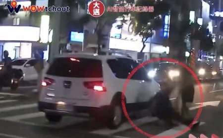 行人地獄再現！左營白車右轉未禮讓　斑馬線老翁慘遭撞倒地