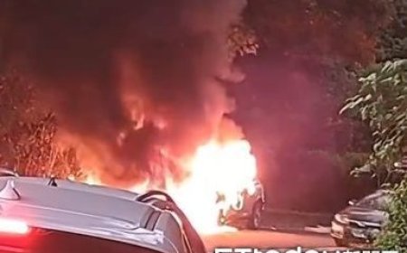 北海岸驚魂！高中同學租車半途突起火　熱心騎士狂按喇叭救一車人