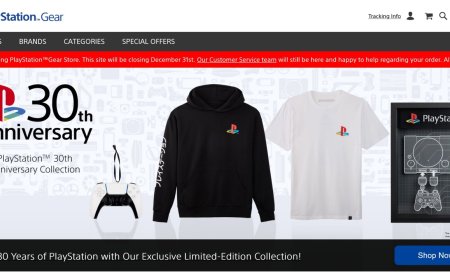 索尼 PlayStation Gear Store 线上周边商店将于 2025 年 12 月 31 日关闭