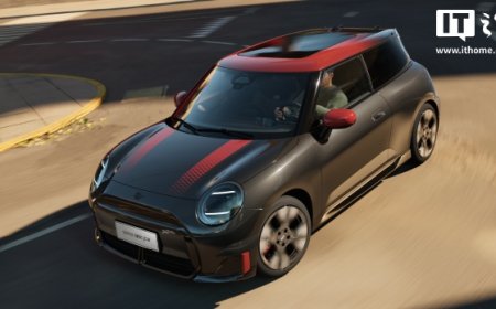 新款电动 MINI JCW 上市：续航提升至 468 公里，限时礼遇价 22.48 万元