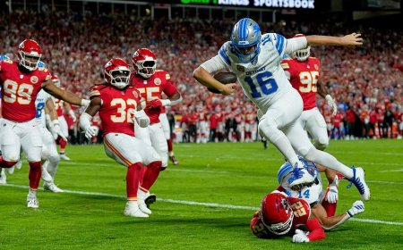 Lions see touchdown taken off board after Jared Goff trick play gets into end zone