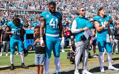 Jaguars star's 'cancer warrior' son becomes honorary captain for game vs Seahawks