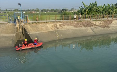 快訊／台南柳營嘉南大圳落水男　遺體今下午尋獲