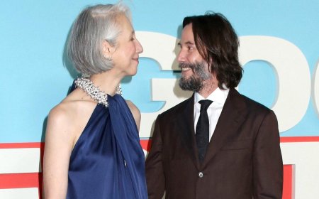 Keanu Reeves Locks Lips With Longtime Girlfriend Alexandra Grant As He Addresses 'Fake' Marriage News