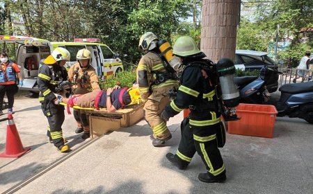 台南南化地震疏散演練登場　區公所聯手消防局強化防震應變力