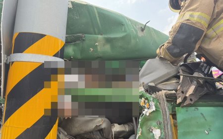 快訊／台南貨車撞電桿！女夾困副駕駛座一度命危　轉加護病房搶救中