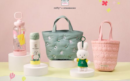 星巴克 × miffy聯名系列好粉嫩　台灣限定款綠圍裙有夠可愛