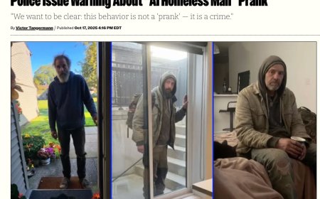 美国多地青少年用“流浪汉进家门”AI 影像整蛊父母，警方警告“这是犯罪”