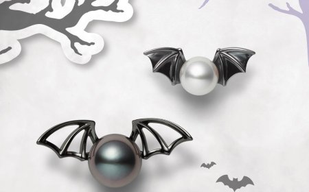 蝙蝠 、蜘蛛珍珠耳環俏皮　MIKIMOTO為萬聖節添亮點