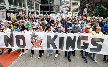 Protesters nationwide hold 'No Kings' rallies amid government shutdown