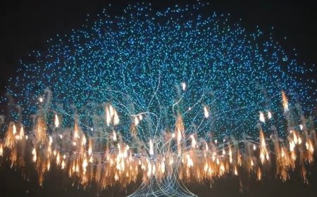 近 1.6 万架无人机同时升空，浏阳无人机烟花秀创两项吉尼斯世界纪录