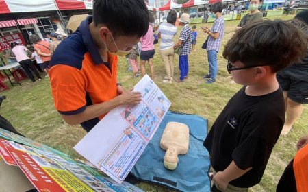 下營產業文化節登場！　農產展售人潮爆滿消防隊到場宣導防災