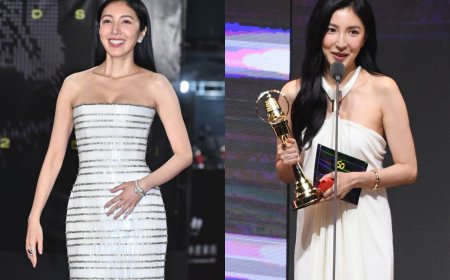 金鐘時尚／Tom Ford助攻楊謹華奪下視后　金豹裝點細節更顯女王氣場