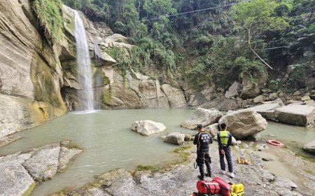 快訊／嘉義大埔青雲瀑布再傳溺水！1人失蹤警消持續搜救