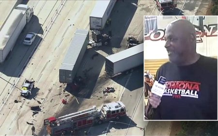 High school coach, wife ID’d as victims killed in crash tied to illegal alien trucker released by Biden admin