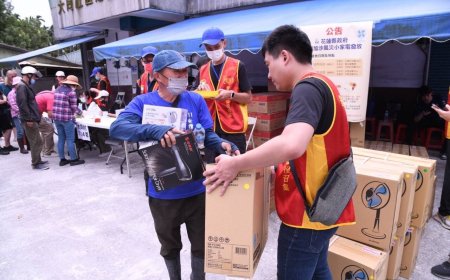 光復災民「大型愛心家電」宅配啓動　每一受災門牌地址領取一組