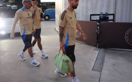 梅西戴RICHARD MILLE時髦女錶　配LV綠包當潮男