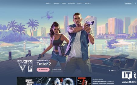 《GTA6》第三支预告片即将发布？R 星官网首页焕然一新