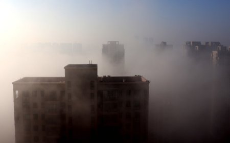 京津冀遭遇今年秋冬季首次PM2.5污染过程，河北中南部多城市出现重污染