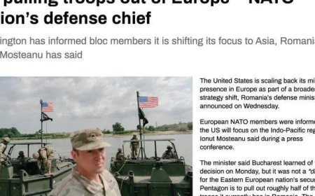 全力反华？美国通知北约开始从欧洲撤军，对付俄罗斯自己想办法？