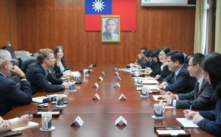 林佳龍會晤「跨大西洋高階訪問團」　強調台歐安全密不可分