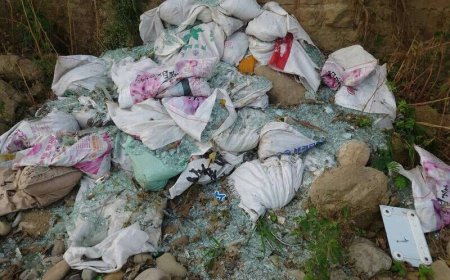 彰化貓羅溪慘變垃圾場！廢棄物堆成山　滿地碎玻璃恐怖畫面曝