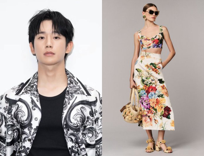 丁海寅與道英雙帥演繹Dolce & Gabbana!西西里印花、蕾絲元素共譜浪漫秋冬