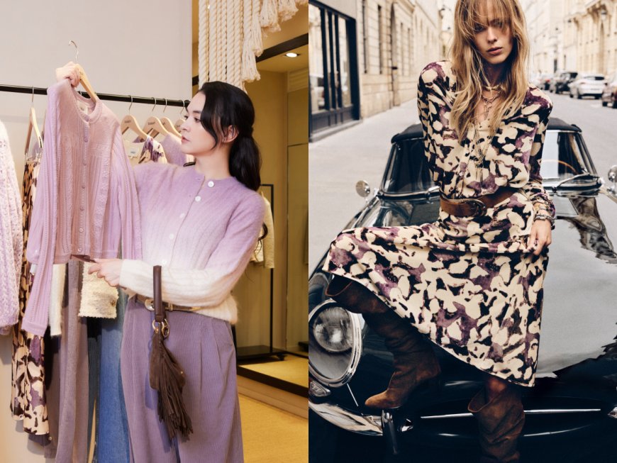紫毛衣＋紫長褲就可以「很法國」　張榕容穿ba＆sh用靴子打破溫柔