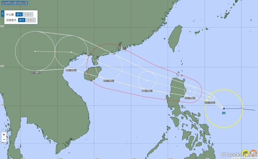 快訊／麥德姆颱風生成！明起外圍雲系影響台灣　最新路徑曝