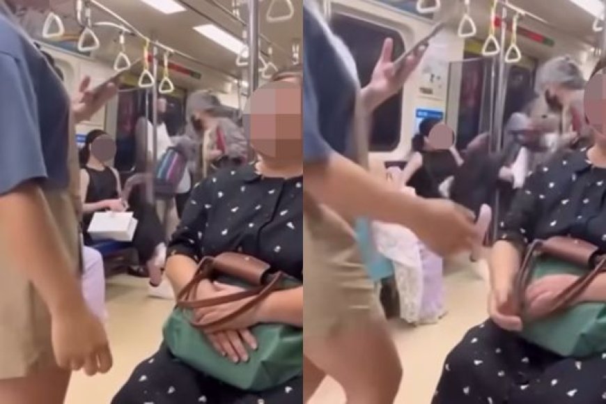 北捷被踹婦新視角影片曝光！　她先撞2次才遭踹飛