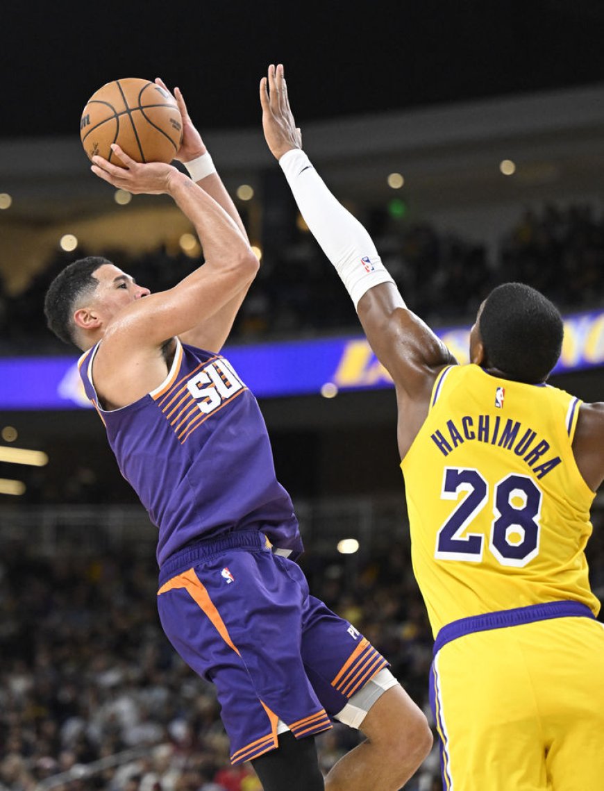 湖人熱身賽首戰22分慘敗　太陽布克轟24分7助攻領軍大勝