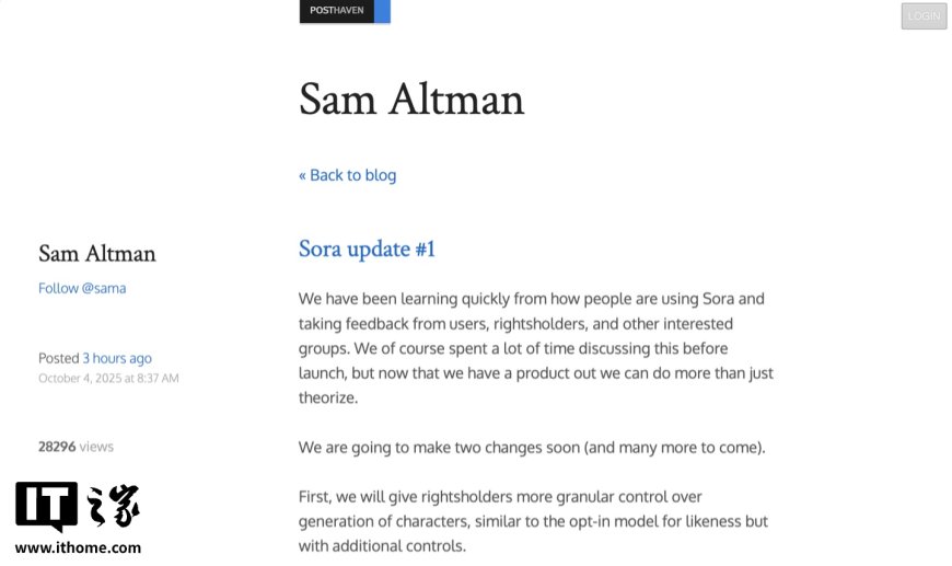 OpenAI 奥尔特曼拟用 Sora“变现”,借助 AI 生成视频来盈利