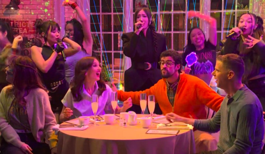 ‘KPop Demon Hunters’ Singers Give Surprise Performance as Bad Bunny’s Idols on ‘Saturday Night Live’
