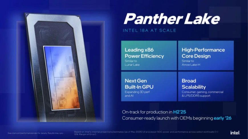 英特尔称 Panther Lake 将延续 Lunar Lake 续航并实现大幅性能提升