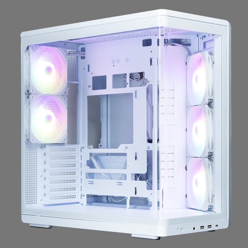 zalman 思民推出 P60 机箱:一体弯玻、右前倾斜风道、后板双扇位