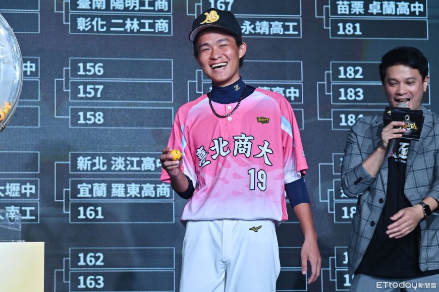 黑豹旗／臺北商大抽中「籤王」穀保家商　張棋傑笑稱可以去買樂透