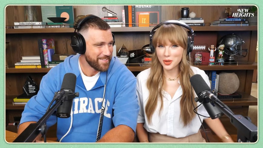 Jason Kelce Reacts to Easter Eggs on Taylor Swift’s 'New Heights' Episode